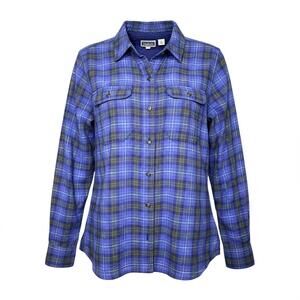 L.L.Bean Women's Blue Plaid Button-Up Shirt Size Small